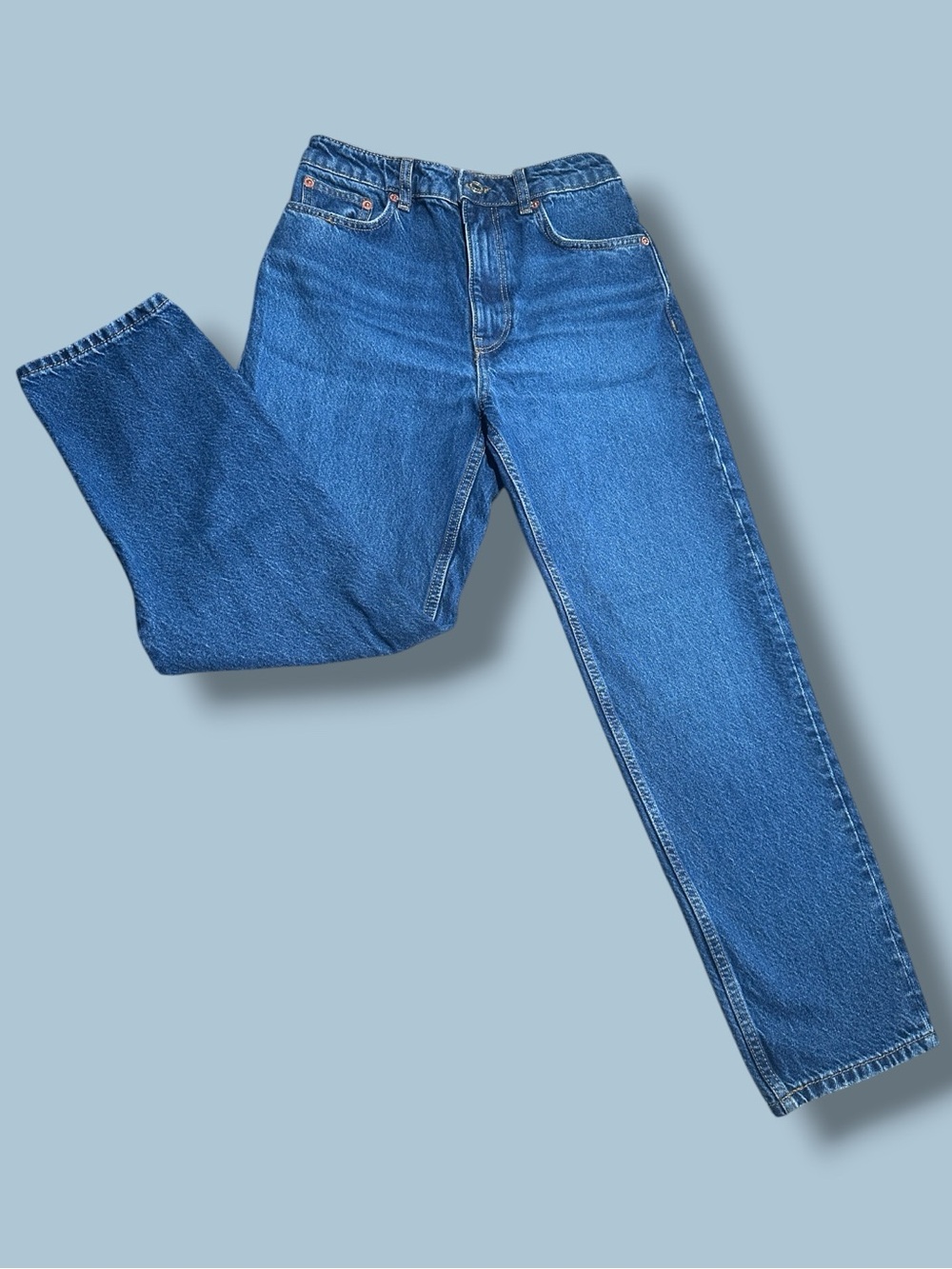 MNG By Mango High Rise Mom Jeans. Size US 4 - Picture 4 of 10